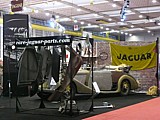 Unser Stand an der Geneva Classic 2007 mit dem Restaurationsobjekt Jaguar Mk IV Worblaufen und dem ablieferungsbereiten Jaguar XK 150 Special